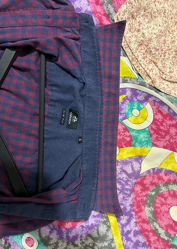 Karaca lacivert kareli s slim fit kışlık gömlek - Görsel 6