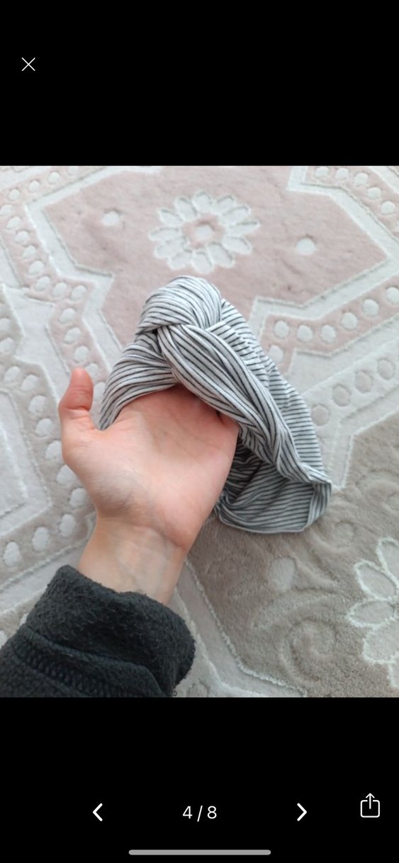 Çizgili penye  bone  yumuşak ince aşırı kalın değil mevsimlik - Görsel 3