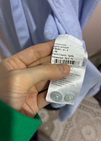 Erkek Mavi Düğmeli Uzun Kollu Gömlek Pierre cardin - Görsel 9