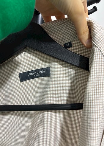 Pierre Cardin Erkek Bej pamuklu Uzun Kollu Gömlek - Görsel 3