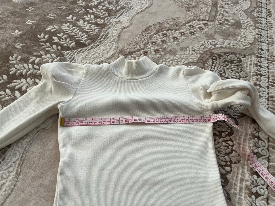 Olalook Kadın Ekru Balıkçı Yaka Fitilli bluz - Görsel 5