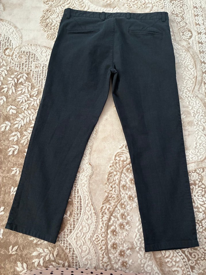 Lacivert Toss 50 beden Düz Kesim Pantolon — görsel 7/10