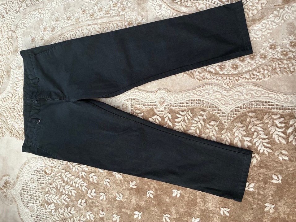 Lacivert Toss 50 beden Düz Kesim Pantolon — görsel 2/10