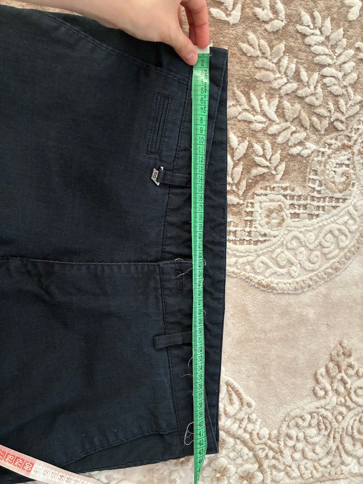 Lacivert Toss 50 beden Düz Kesim Pantolon — görsel 10/10