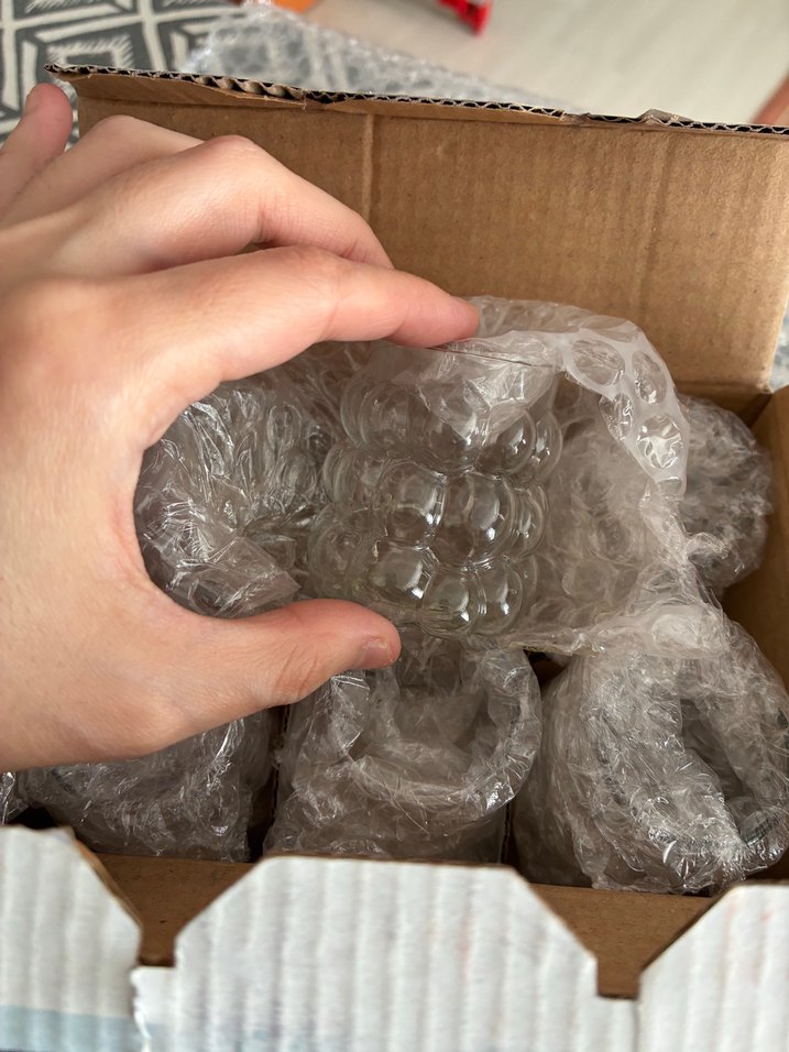 Bubble kahve yanı bardağı minik  6 adet — görsel 3/14