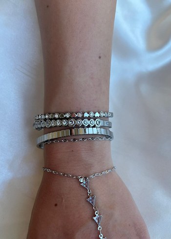 celik silver bileklikler