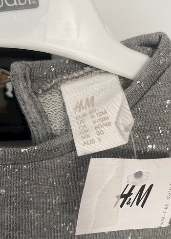 Kız Çocuk Gri Parlak Sweatshirt - Görsel 2