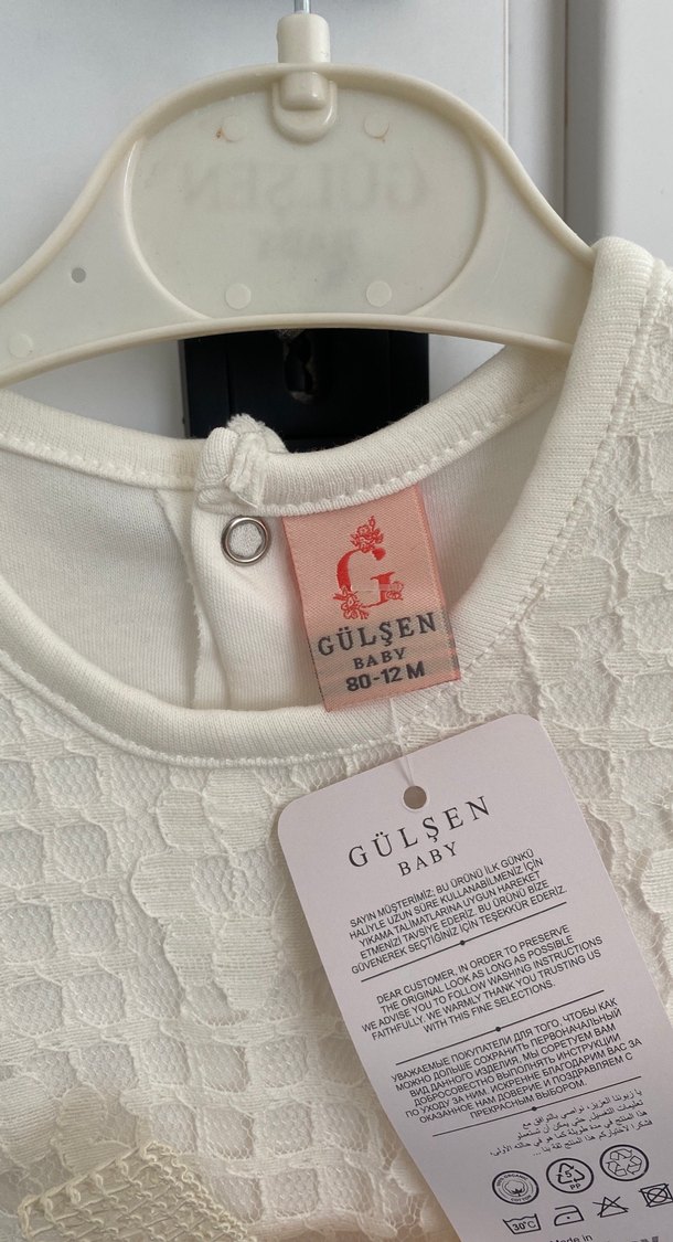 Kız Çocuk Kısa Kollu Dantel Detaylı Elbise - Görsel 2