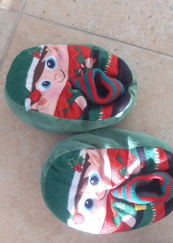 Renkli Nakışlı Kız Çocuk Ev Terliği - Görsel 2