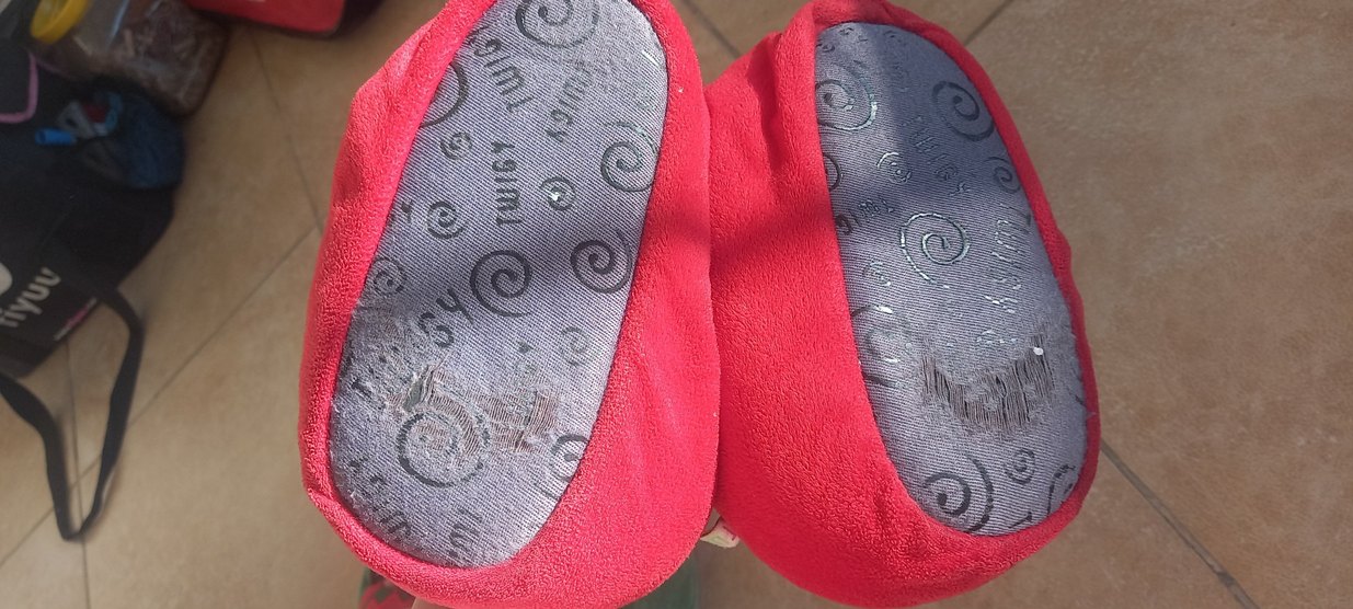 Renkli Nakışlı Kız Çocuk Ev Terliği - Görsel 3