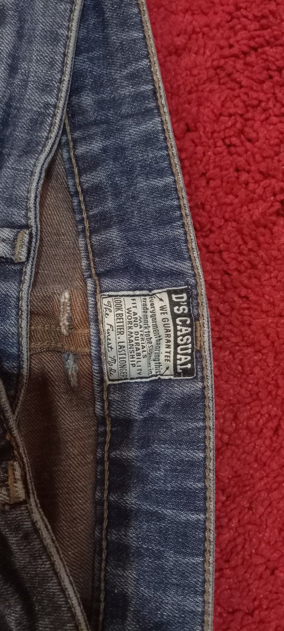 Erkek Mavi Regular Fit Denim Pantolon - Görsel 2