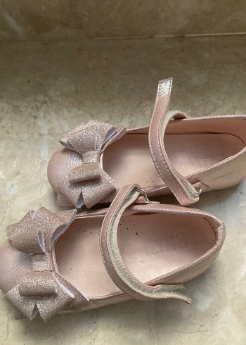 Pembe Kız Çocuk Babet Ayakkabı Fiyonklu - Görsel 3