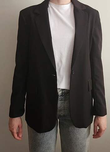 Bershka Siyah Blazer