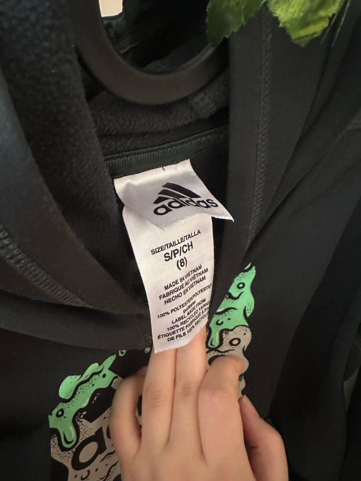 Erkek Çocuk Siyah Adidas Sweatshirt - Görsel 3