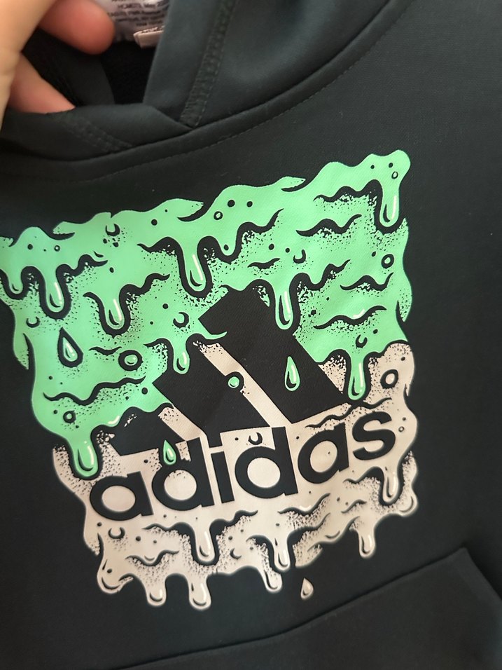 Erkek Çocuk Siyah Adidas Sweatshirt - Görsel 2