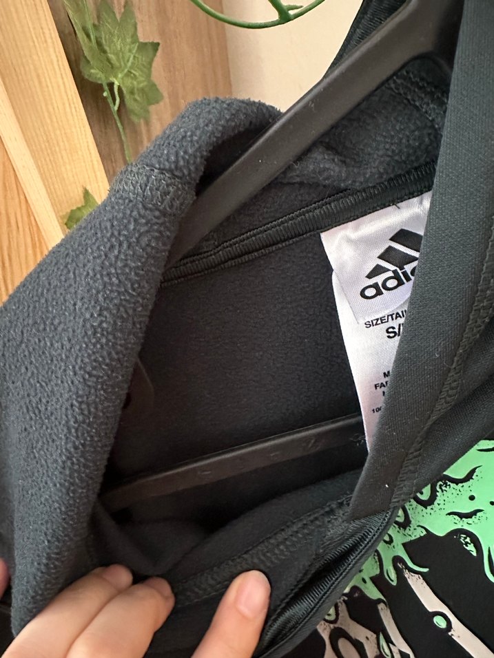 Erkek Çocuk Siyah Adidas Sweatshirt - Görsel 4