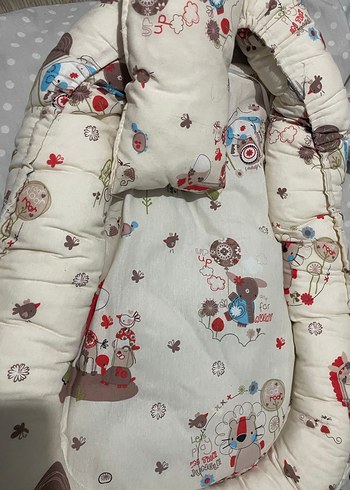 Desenli Çocuk Uyku Minderi ve Yastık Seti - Görsel 2