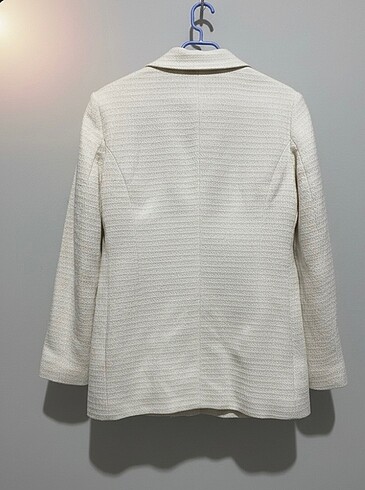 Beyaz blazer ceket - Görsel 2