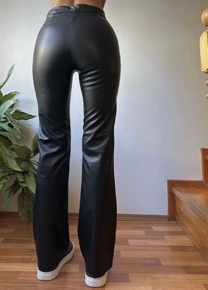 Deri içi pamuklu pantalon - Görsel 2