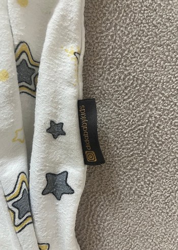 Didababy pazen 2 kat Erkek Bebek Fermuarlı Beyaz Uyku Tulumu - Görsel 5