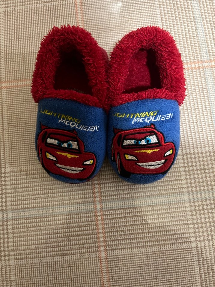 Lisanslı Renkli Erkek Çocuk Ev Terliği Velcro - Görsel 2