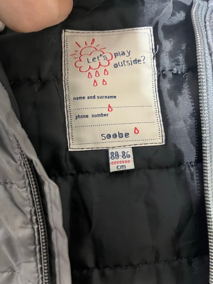 Soobe Erkek Çocuk Gri Fermuarlı Mont - Görsel 3