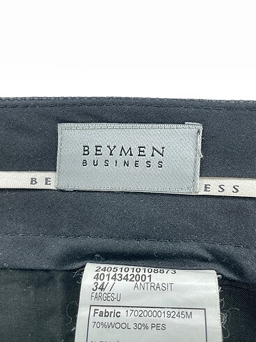 34 Beden çeşitli Renk Beymen Kumaş Pantolon %70 İndirimli.