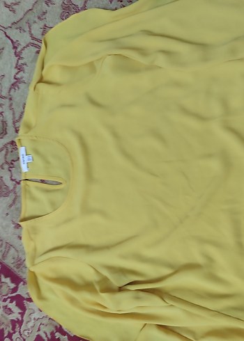 40 Beden Sarı Salaş Hamile Bluzu