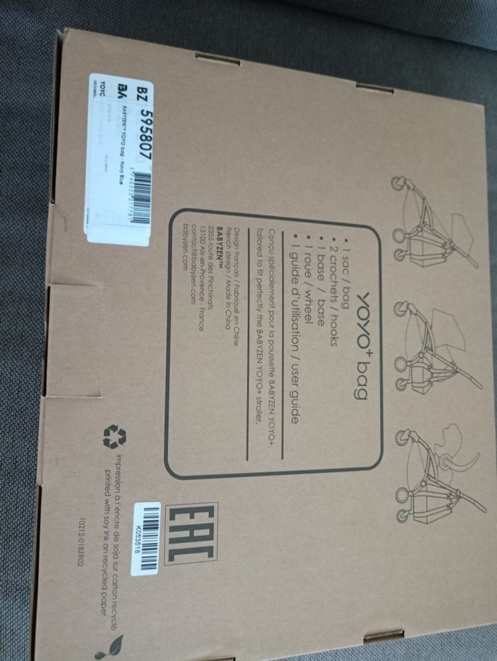 babyzen yoyo devrilmeyen tekerlekli Bebek Arabası çantası - Görsel 3