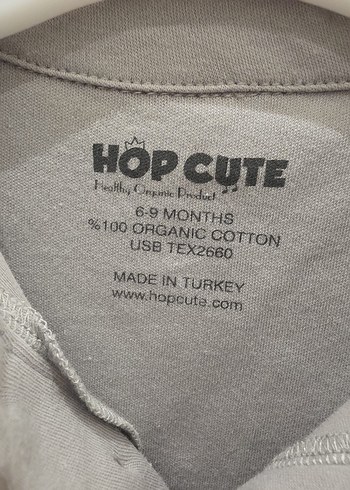 Gri Uzun Kollu Yakalı Bebek Body - Görsel 3