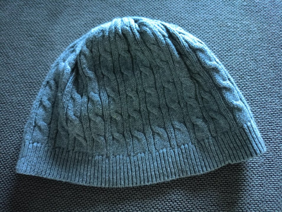 Gri Örgü bebek Bere - Görsel 2