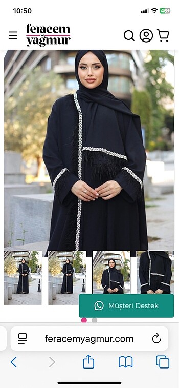 Abiye Abaya elbise 54 beden feracem yağmur marka