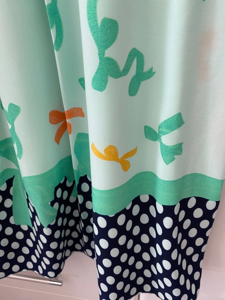 Kadın Çok Renkli Uzun Askısız Elbise - Görsel 3