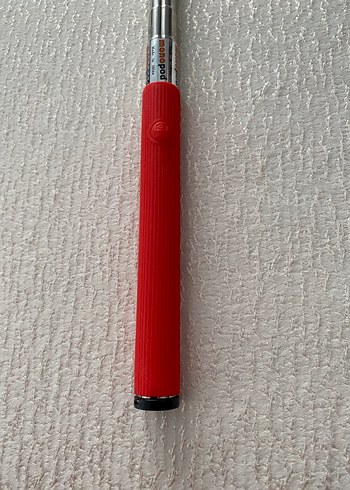 Kablolu Kırmızı Selfie Çubuğu - Görsel 6