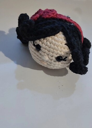 Diğer Amigurumi kız anahtarlık