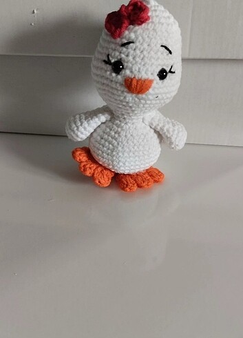 Diğer Amigurumi ördek anahtarlık