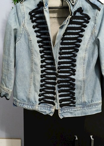 ipekyol Nakışlı Düğmeli Kadın Denim Ceket