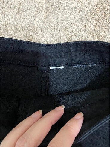 34 Beden siyah Renk H&M kısa şort 34 beden