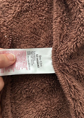 Kahverengi Kürklü Bebek Tulumu - Görsel 2