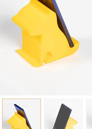 Sarı Telefon Tutucu - Görsel 2