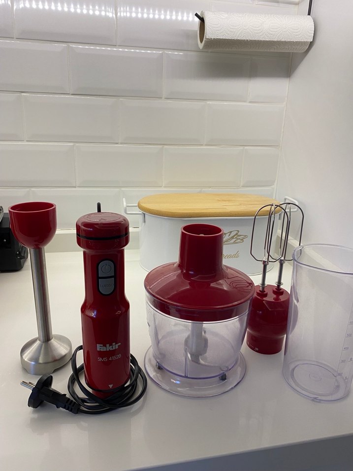 Fakir SMS4152 Kırmızı Blender ve Doğrayıcı - Görsel 2