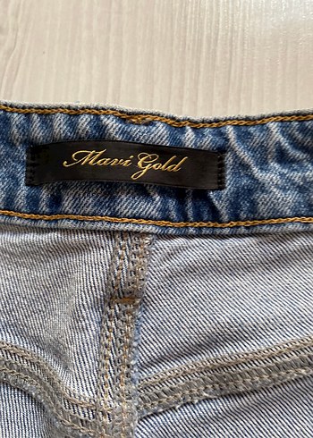 27 Beden Kadın Gri Mavi Denim Pantolon