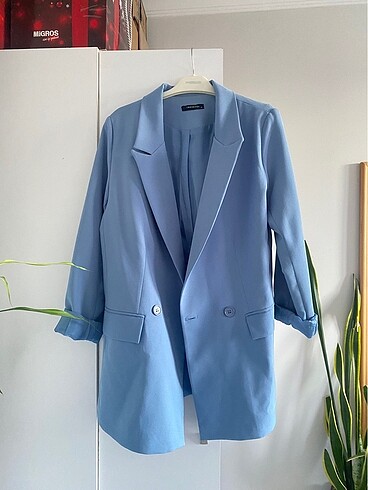 mavi blazer ceket