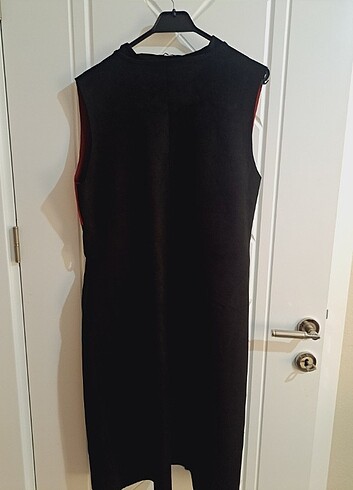 xl Beden Bordo Siyah Yelek 