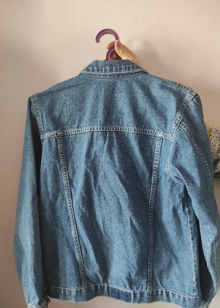 Vintage kot ceket - Görsel 2