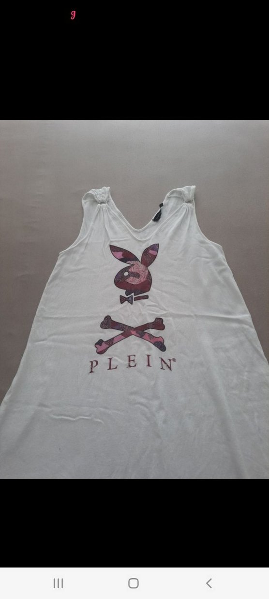 Beyaz Pamuklu Baskılı Püsküllü Kadın plaj elbisesi - Görsel 2