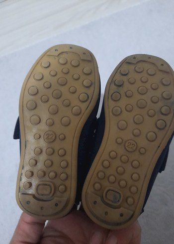 Koyu Mavi Tokalı Erkek Çocuk Özel Ayakkabı - Görsel 3