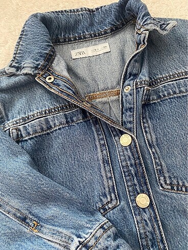 Jean gömlek - Görsel 4