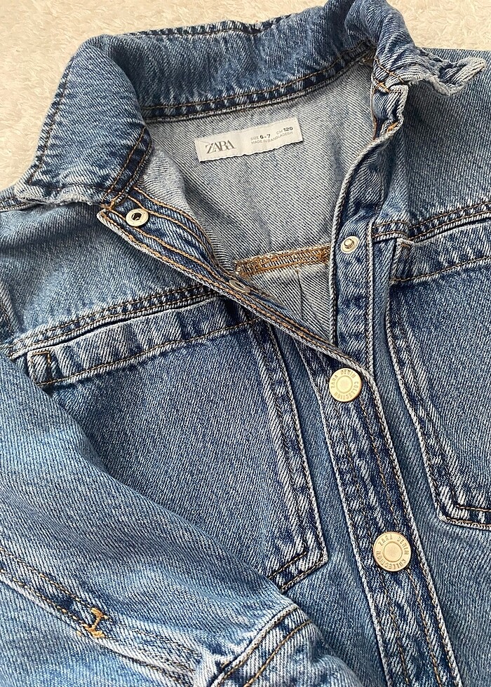 Jean gömlek - Görsel 4