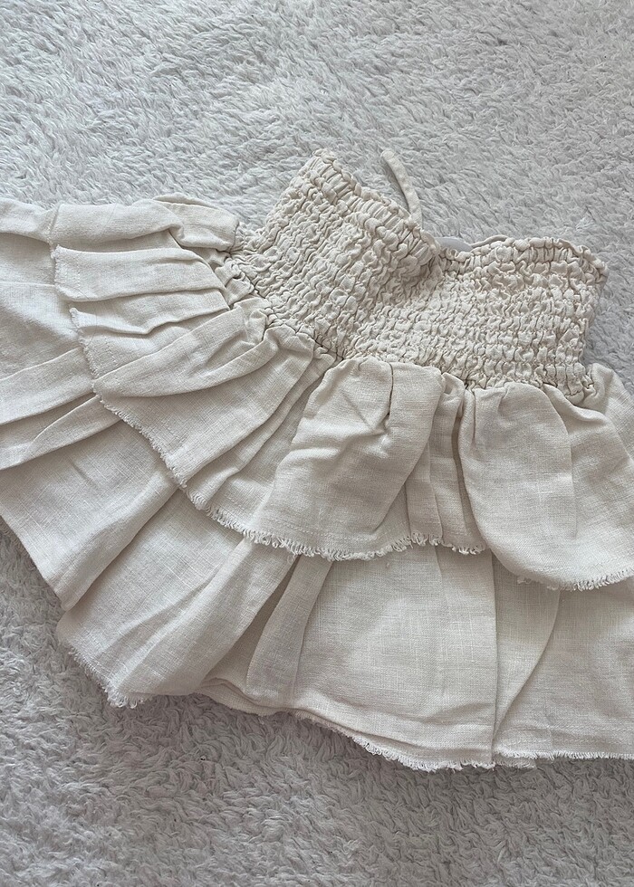 Pileli short etek - Görsel 3